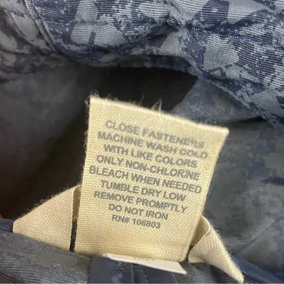 Duluth Trading Jacket Women’s 2XL Grabreaker Hooded Nylon Rain Blue UPF 50+ T107 - Picture 13 of 14